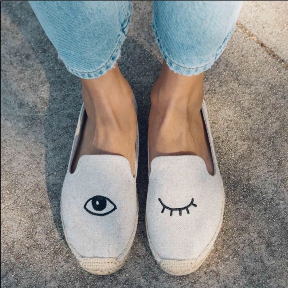Soludos Eye Wink Espadrille Slipper Shoes 👁️